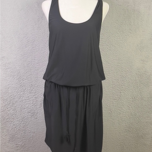 Tommy Bahama Dresses & Skirts - Tommy Bahama Portofino Luxe Tank Dress Coverup Womens Large Black Beach Casual